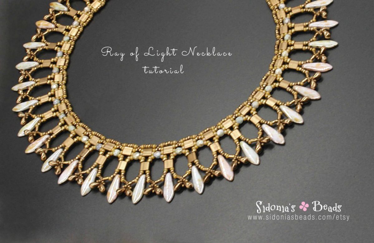 TUTORIAL Ray Of Light Necklace - Sidonia's Beads