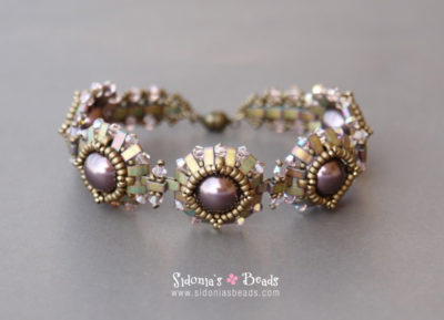 Cone Flowers Bracelet- Beading Tutorial