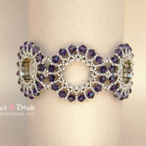 Contemporary Rosettes Bracelet-Beading Tutorial