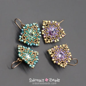 Fanned Away Earringsg - Beading Tutorial