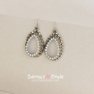 Open Teardrops Earrings - Beading Tutorial