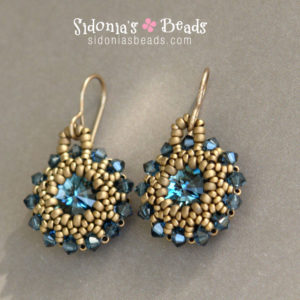 Rivoli Earrings - Beading Tutorial