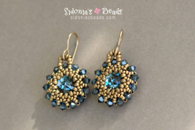 Rivoli Earrings - Beading Tutorial