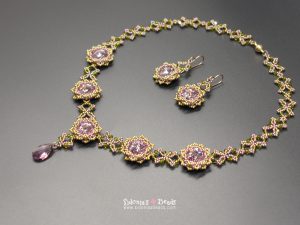 Jardin de Fleurs Necklace & Earrings Beading Tutorial