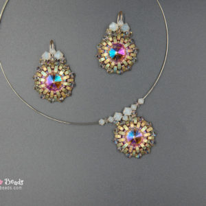 Sunset Pendant and Earrings - Beading Tutorial