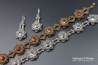 Blazing Stars Bracelet and Earrings - Beading Tutorial